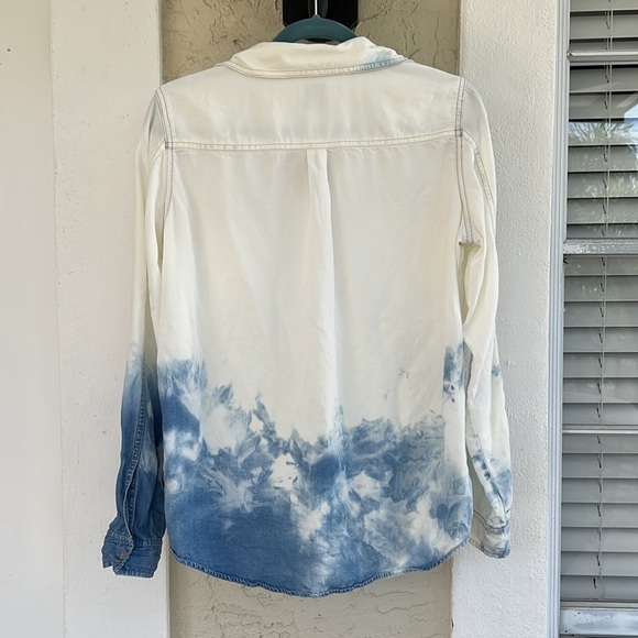 Guess white & blue sky denim shirt - Picture 4 of 4